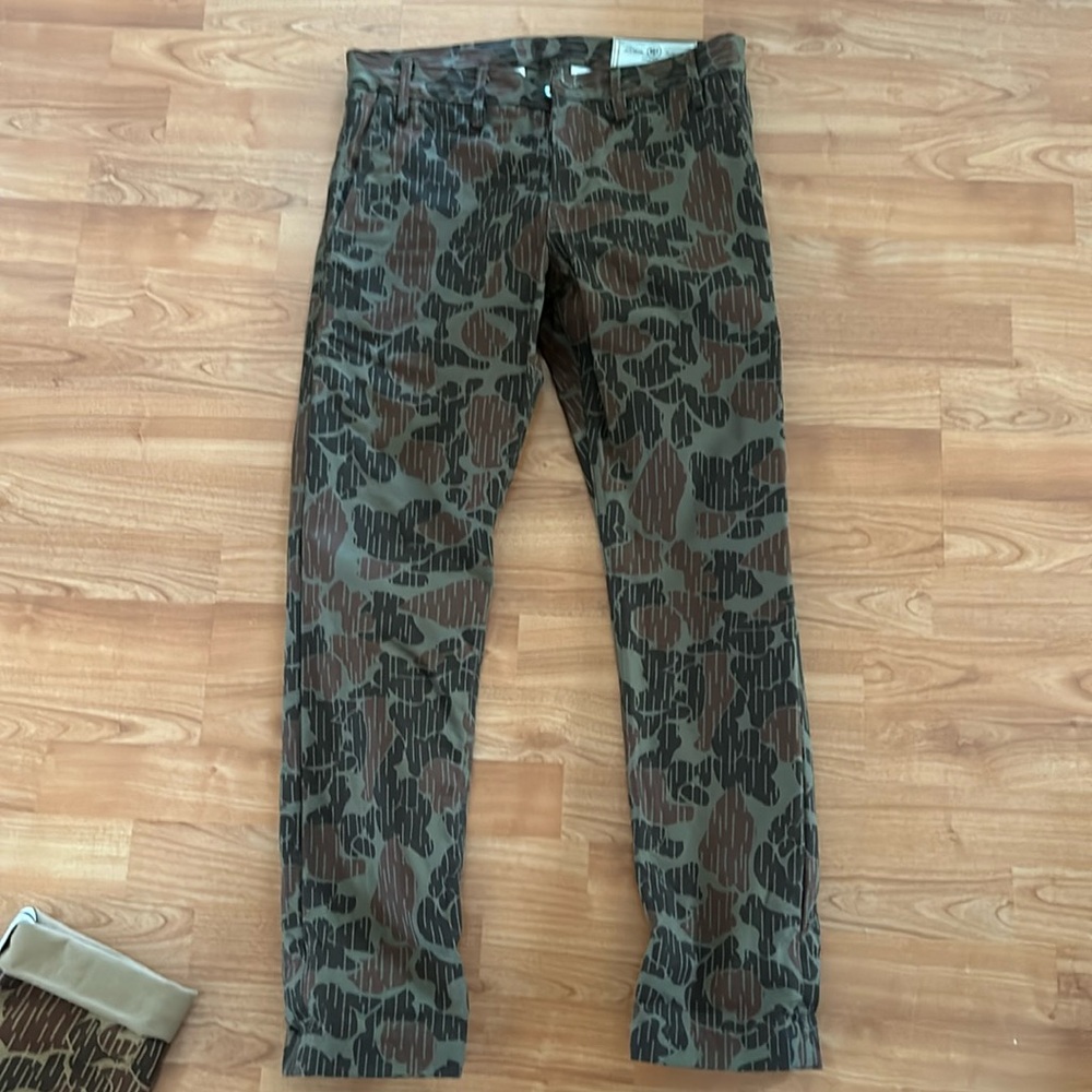 Rgt rogue territory camo 30 selvedge twill pant olive